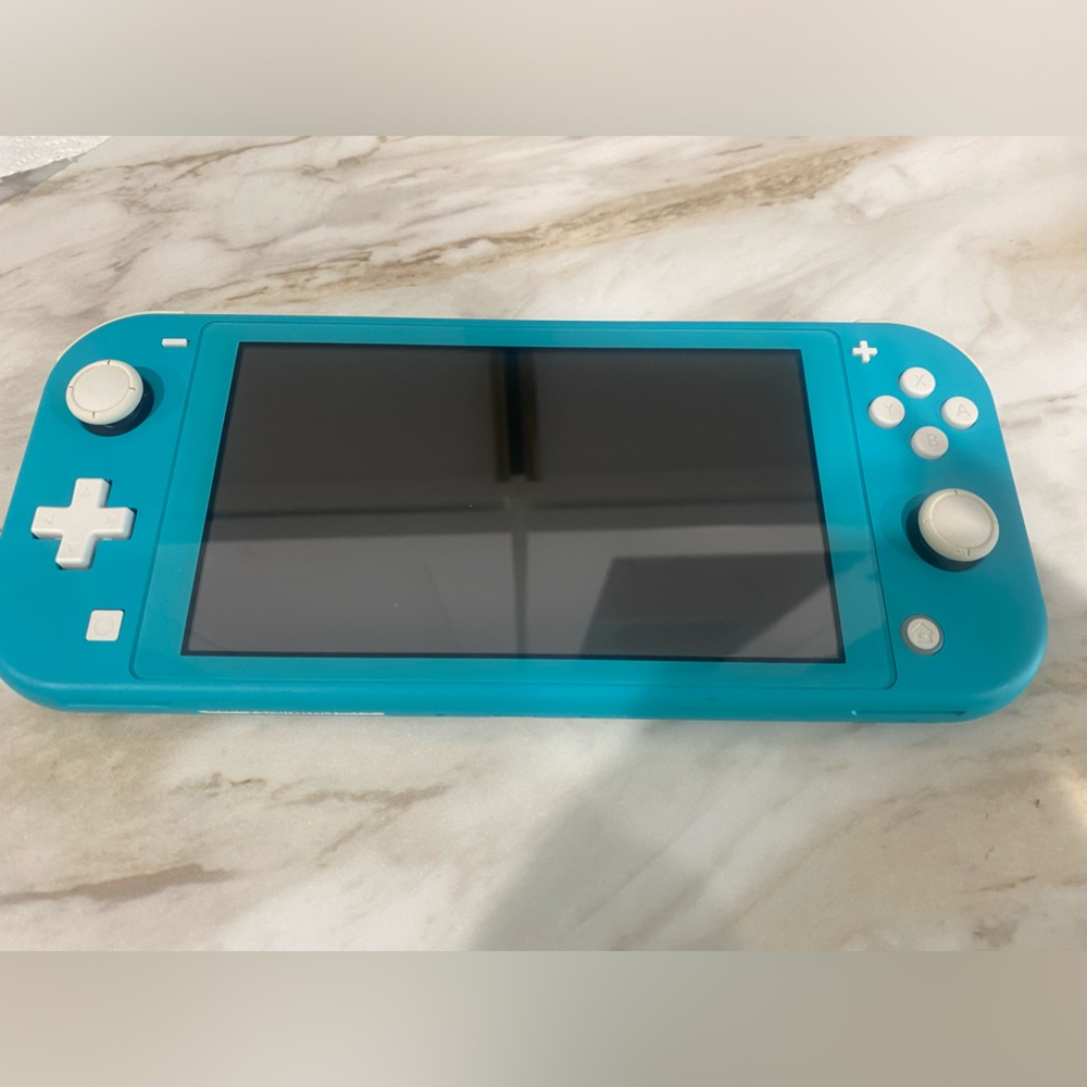 Nintendo Switch Lite 32GB Console - Turquoise. Used A Month,Plus Sonic Game